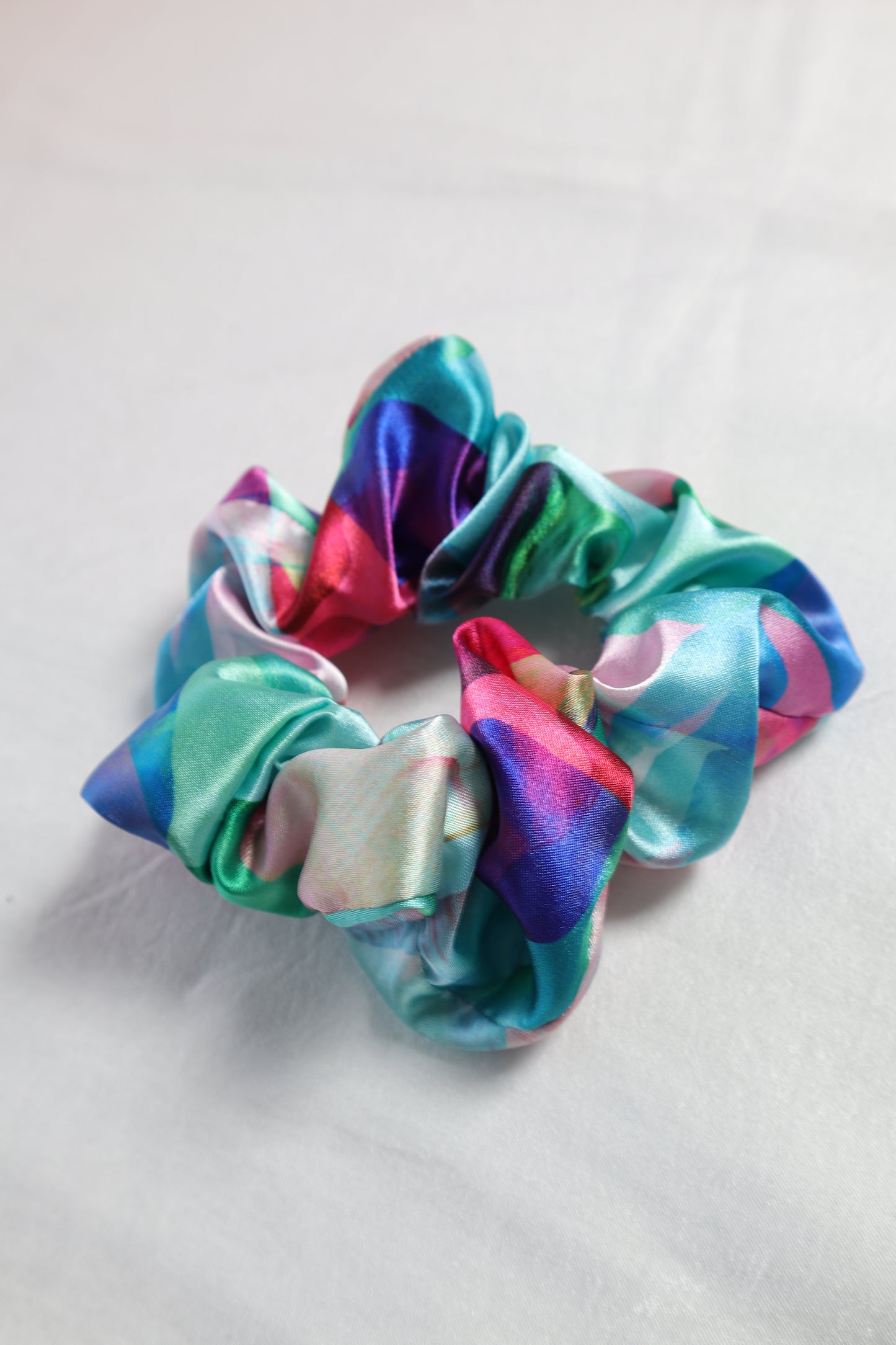 scrunchie, hair care, hair accessories, satin, hair protection, accessories, purple, lavender, girly, poly satin, pink, blue