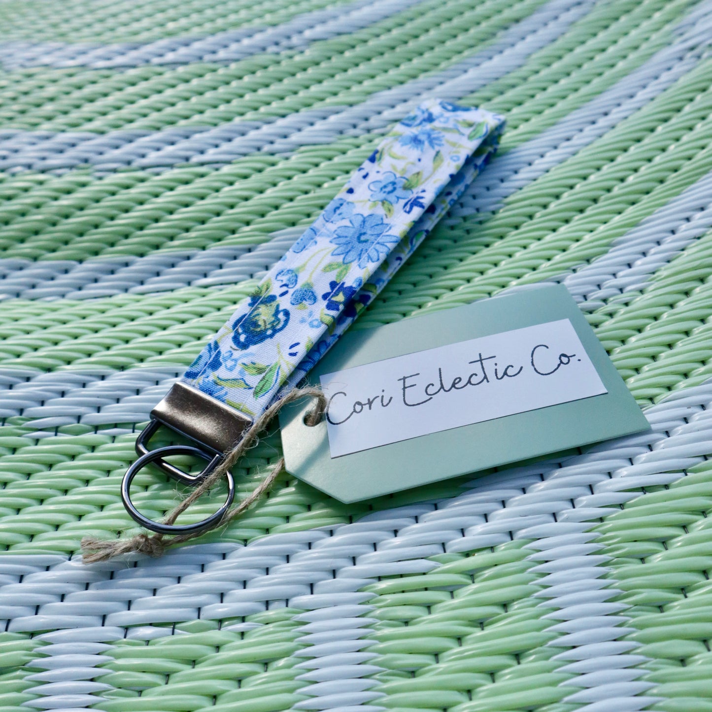 Winter Flowers Keychain